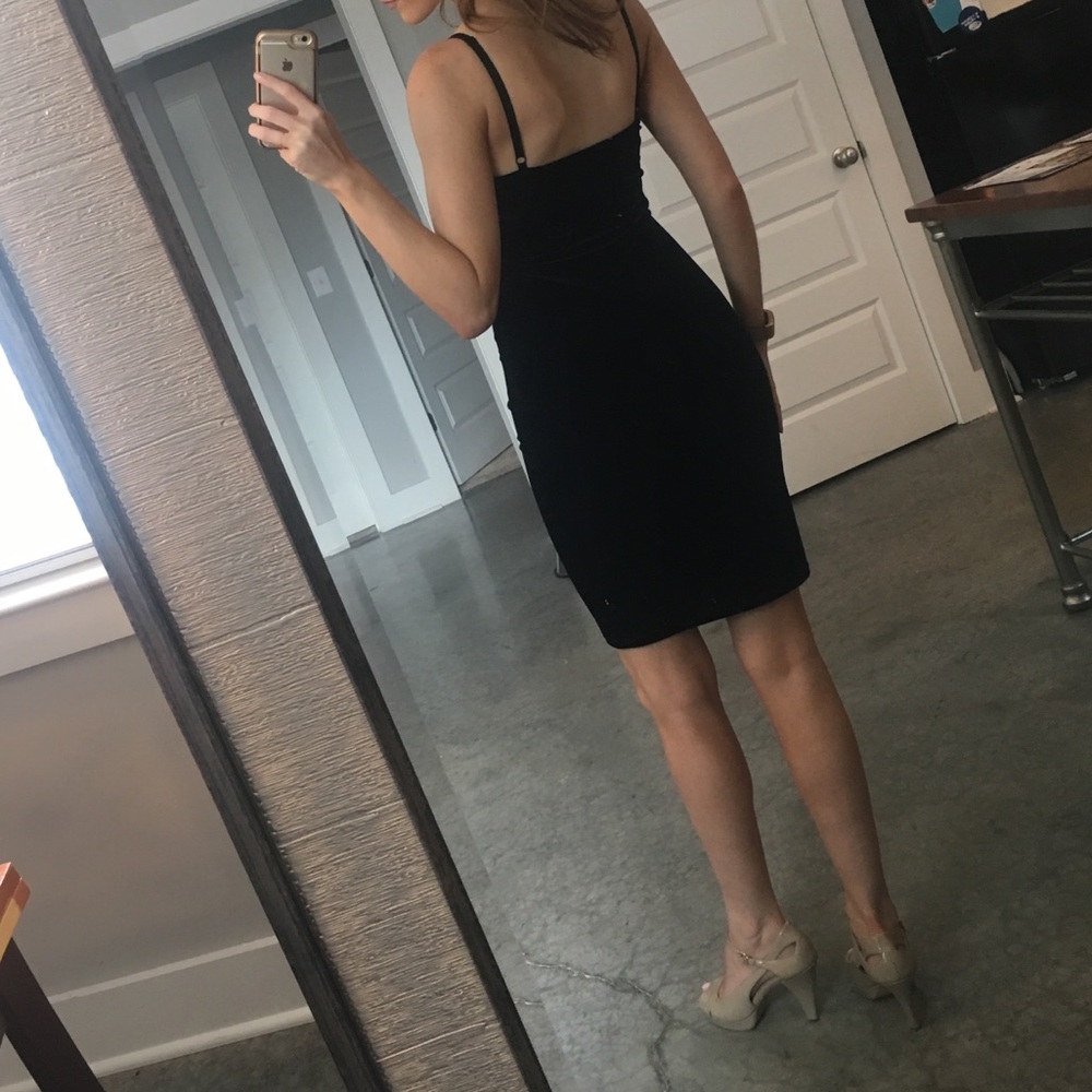 Velvet Midi Dress - Picture 2 of 6